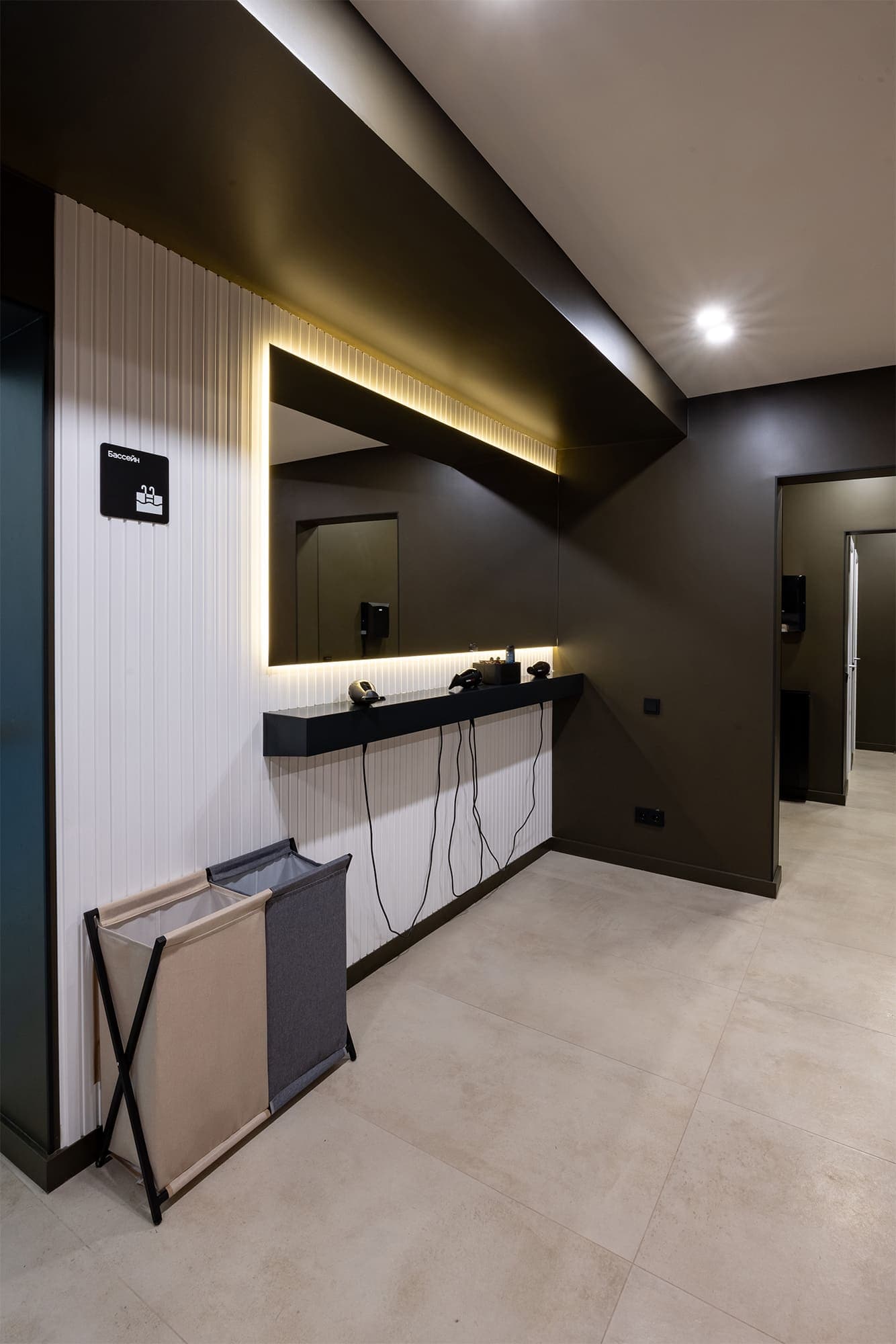 Просторные раздевалки